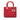 Red Dior Medium Lambskin Cannage Lady Dior Satchel