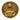 Gold Chanel CC Gold Plated Round Clip On Earrings