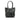 Gray Burberry Shimmer Check Canvas Tote - Designer Revival