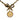 Gold Chanel Leather and Gold Plated Medallion Bow Pendant Necklace