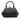 Black Chanel Paris Rome Quilted Calfskin Colosseum Lock Frame Bowling Bag Satchel