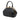 Black Chanel Paris Rome Quilted Calfskin Colosseum Lock Frame Bowling Bag Satchel