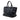 Blue Prada Glace Calf Twin Pocket Double Handle Satchel