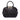 Black Burberry Small Grained Calfskin Orchard Bowling Bag Satchel