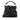 Black Saint Laurent Small Calfskin Emmanuelle Fringe Bucket Bag Satchel