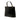 Black Saint Laurent Leather Logo Charm Top Handle Bag Satchel