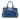 Blue Prada Soft Calf Double Zip Satchel