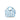 Blue LOEWE Mini Woven Calfskin Gingham Surplus Basket Bag Satchel