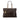 Brown Fendi Iridescent Leather Chain Tote