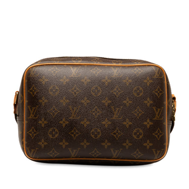 Brown Louis Vuitton Monogram Reporter PM Crossbody Bag - Designer Revival