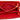 Red Prada Vitello Move Zip Around Continental Wallet Long Wallets