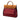 Red Hermès Toile Herbag Zip 31 Satchel