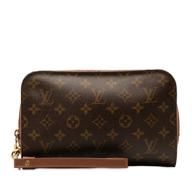 Brown Louis Vuitton Monogram Orsay Clutch Bag