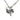 Silver Chanel CC Brass Enamel and Strass Clover Pendant Necklace