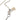 Silver Chanel CC Brass Enamel and Strass Clover Pendant Necklace