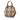 Beige Burberry Medium Haymarket Check Nylon Orchard Bowling Bag Satchel