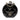 Black Chanel Quilted Patent Round Mirror Chain Necklace - Designer Revival