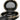 Black Chanel Quilted Patent Round Mirror Chain Necklace - Designer Revival