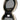 Black Chanel Quilted Patent Round Mirror Chain Necklace - Designer Revival