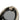 Black Chanel Quilted Patent Round Mirror Chain Necklace - Designer Revival