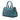 Blue Prada Vitello Daino Zip Top Satchel