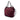 Red Burberry Supernova Check Nylon Buckleigh Tote