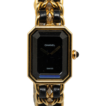 Gold Chanel Quartz Stainless Steel Premiere Chaine Watch