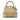 Brown Gucci Small Raffia Bamboo Shopper Satchel