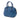 Blue Burberry Small Grained Calfskin Heritage Orchard Bowling Bag Satchel