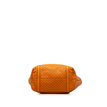 Orange Gucci Microguccissima Nice Tote - Designer Revival
