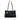 Blue Chanel Medium Chevron Wrinkled Calfskin Medallion Charm Tote