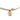 Gold Louis Vuitton Gold Plated Flower Full Necklace