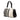 Gray and White Prada Leather Baiadera Frame Bag