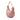 Pink Fendi Metallic Pebbled Leather Selleria Shoulder Bag