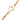 Gold Chanel CC Gold Plated Medallion Wrap Around Necklace