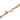 Gold Chanel CC Gold Plated Textured Pendant Double Chain Necklace