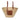 Beige LOEWE Large Raffia Anagram Basket Tote