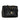 Black Chanel Mini Square Classic Lambskin Single Flap Crossbody Bag
