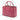 Pink Prada Small Saffiano Lux Galleria Double Zip Satchel