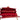 Red Prada Saffiano Lux Flip Lock Wallet on Chain Crossbody Bag