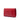 Red Saint Laurent Medium Croc Embossed Leather Kate Tassel Crossbody