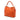 Orange Prada Vitello Daino Hobo