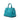 Blue Prada Vitello Daino Open Convertible Tote Satchel - Designer Revival