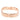 Pink Louis Vuitton Rose Gold Plated Nanogram Cuff Bracelet S