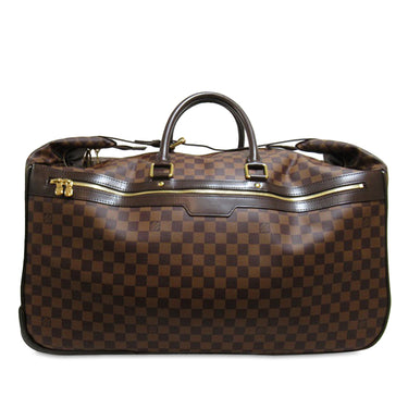 Brown Louis Vuitton Damier Ebene Eole 60 Travel Bag - Designer Revival