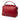 Red Fendi Medium Leather DotCom Satchel