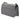 Gray Dior Medium Grained Calfskin Diorama Flap Crossbody Bag