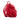 Red Chanel Quilted Canvas Front Pocket Fringe Backpack