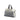 Grey Fendi Large Leather Colorblock Chameleon Satchel