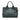 Green Prada Goatskin Woven Madras Satchel